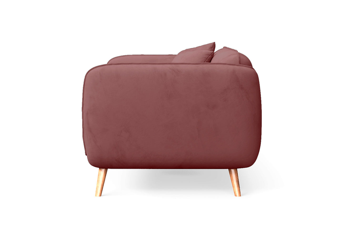 Pomezia 2 Seater Sofa Pink Velvet