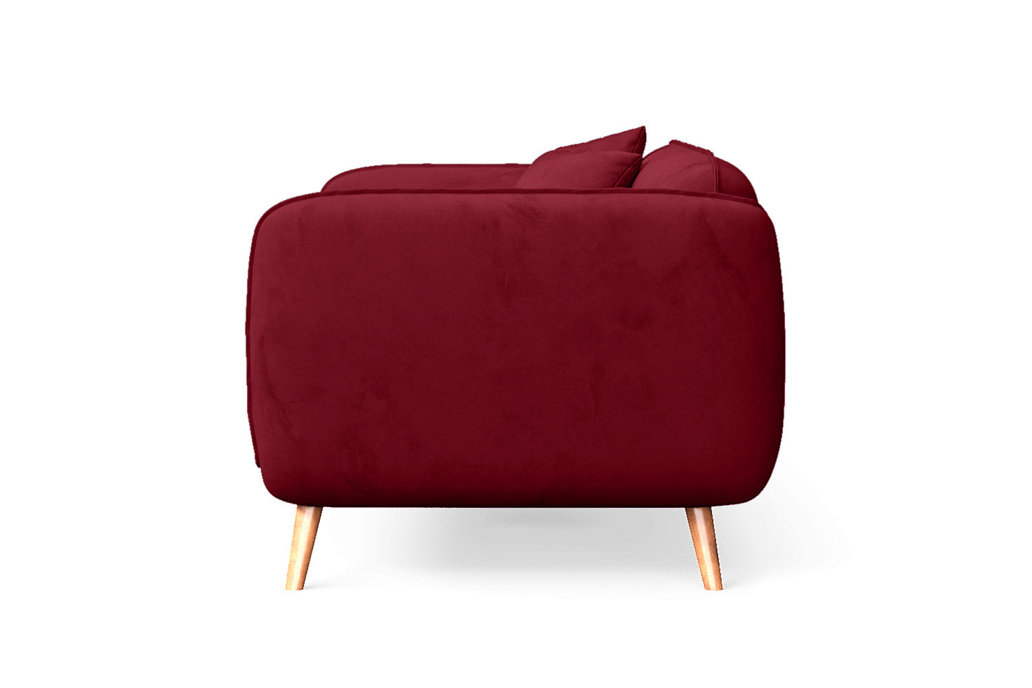 Pomezia 2 Seater Sofa Red Velvet