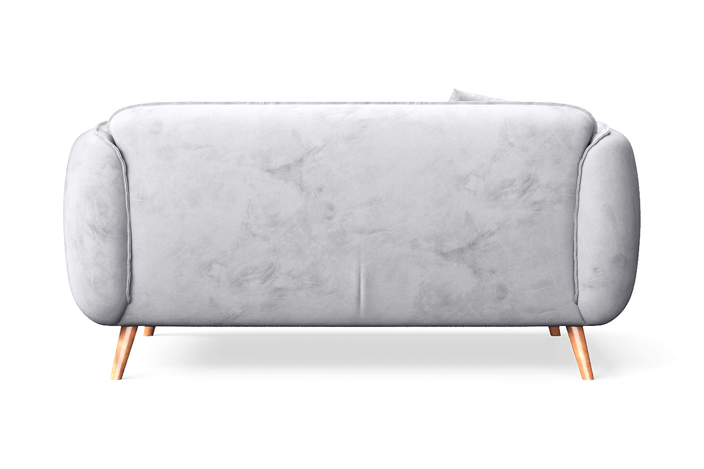 Pomezia 2 Seater Sofa Silver Velvet