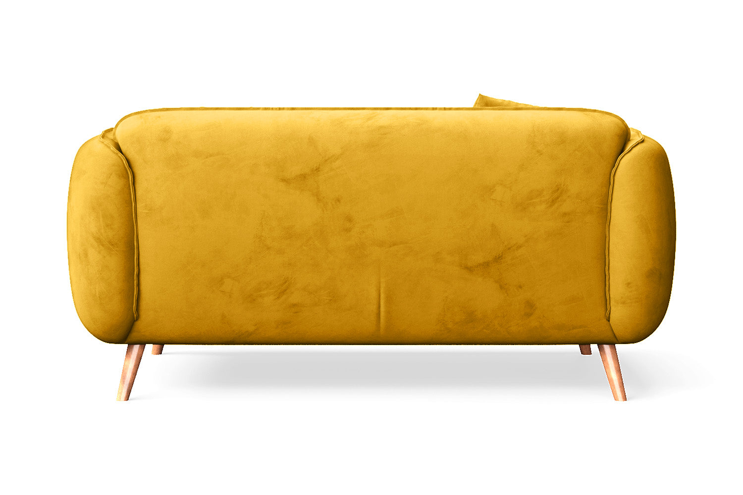 Pomezia 2 Seater Sofa Yellow Velvet