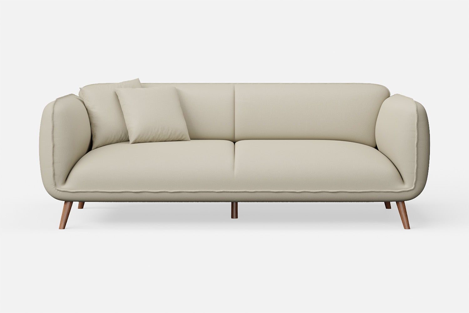 Pomezia 3 Seater Sofa Cream Leather