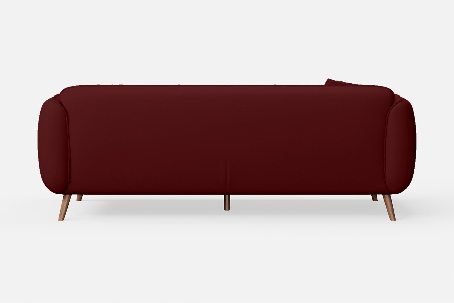 Pomezia 3 Seater Sofa Red Leather