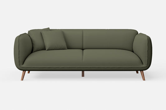 Pomezia 3 Seater Sofa Sage Leather