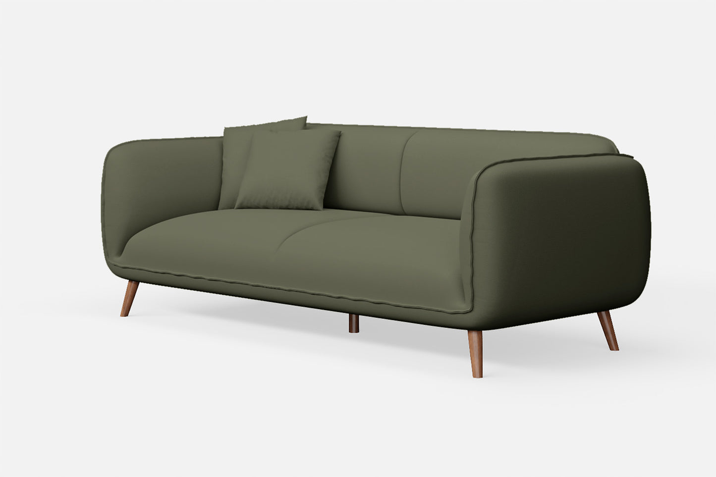 Pomezia 3 Seater Sofa Sage Leather