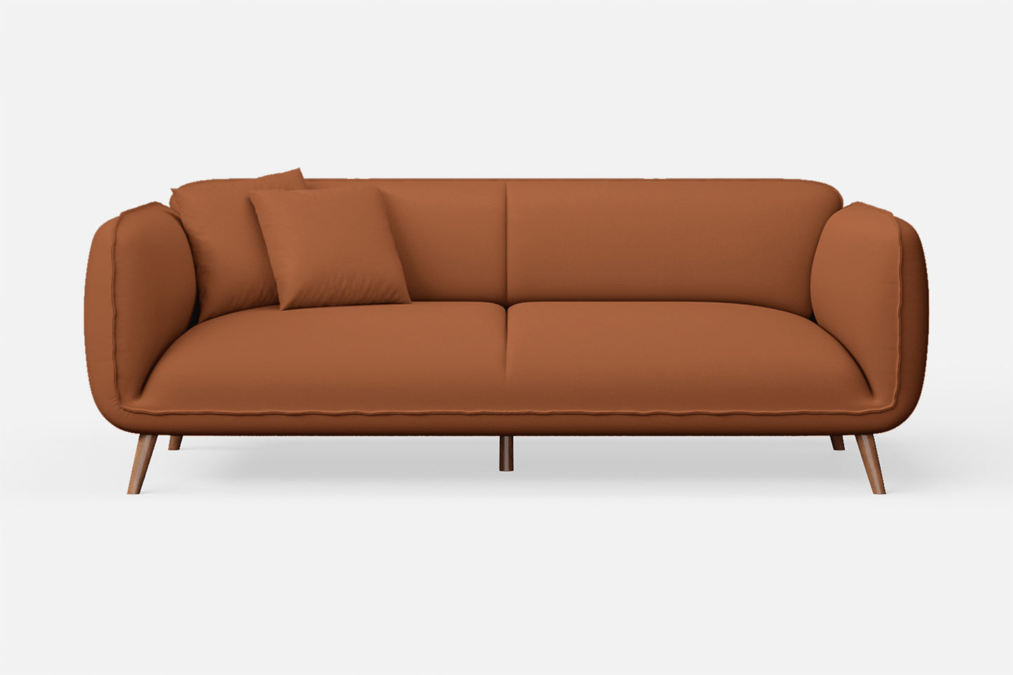 Pomezia 3 Seater Sofa Tan Brown Leather