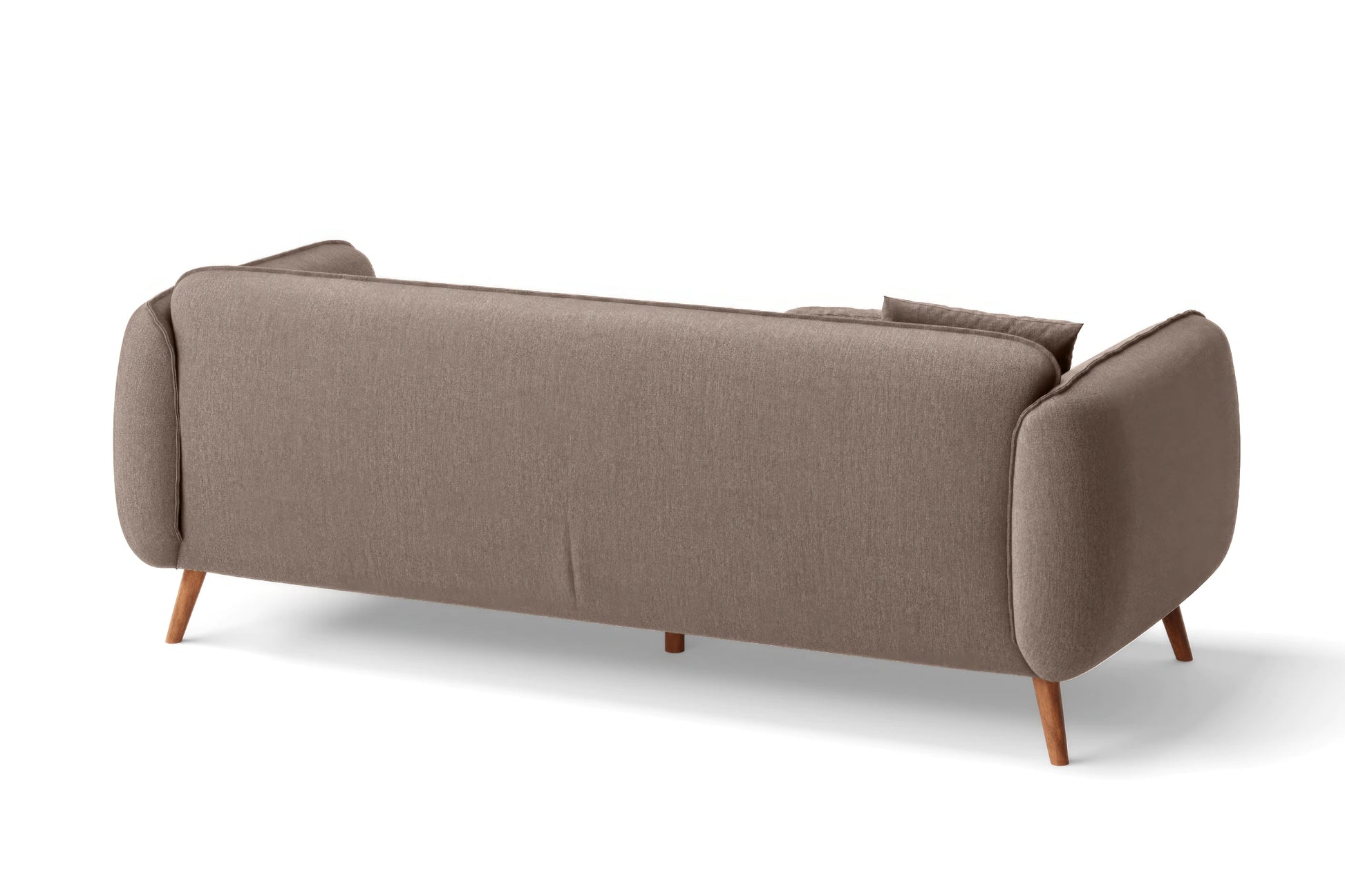 Pomezia 3 Seater Sofa Caramel Linen Fabric