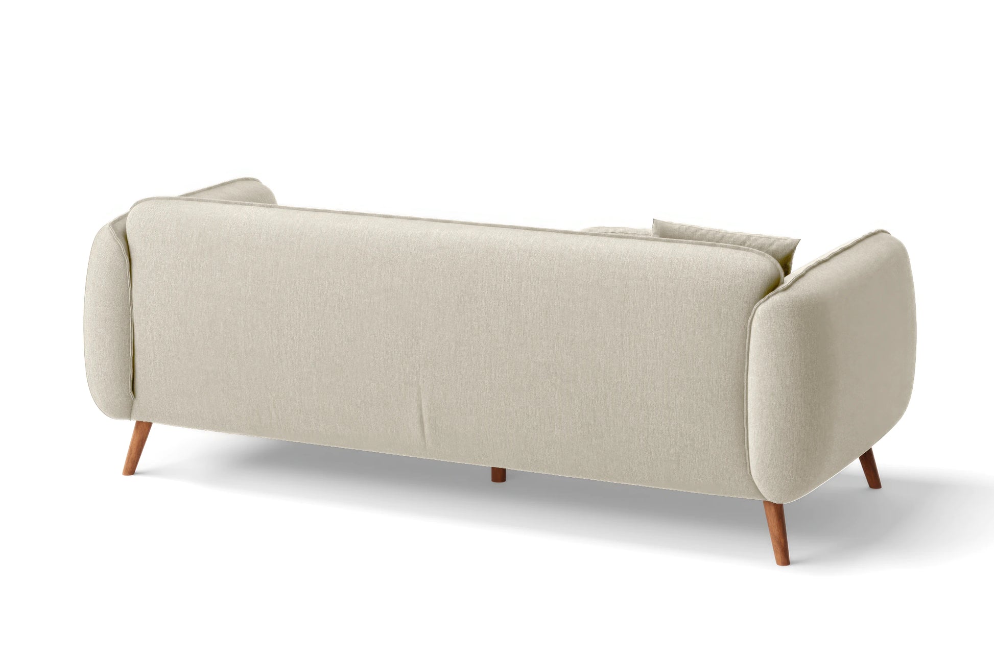 Pomezia 3 Seater Sofa Cream Linen Fabric