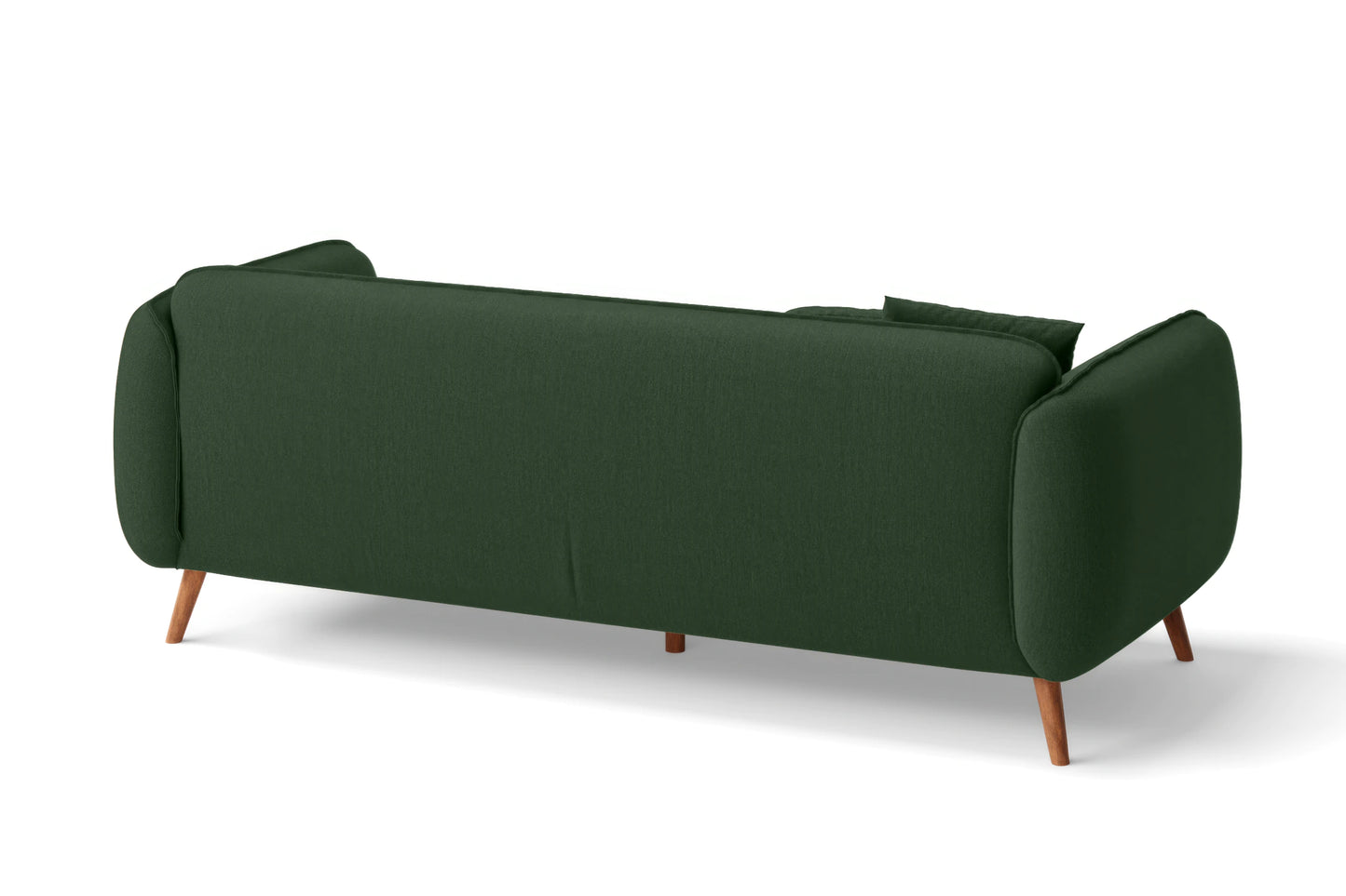 Pomezia 3 Seater Sofa Forest Green Linen Fabric