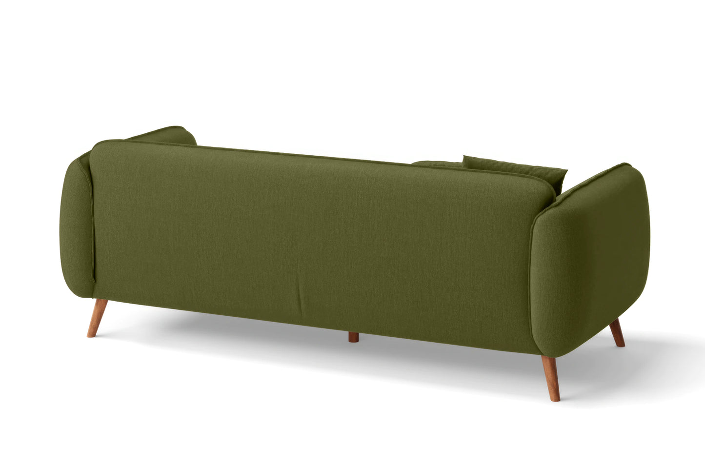 Pomezia 3 Seater Sofa Olive Linen Fabric