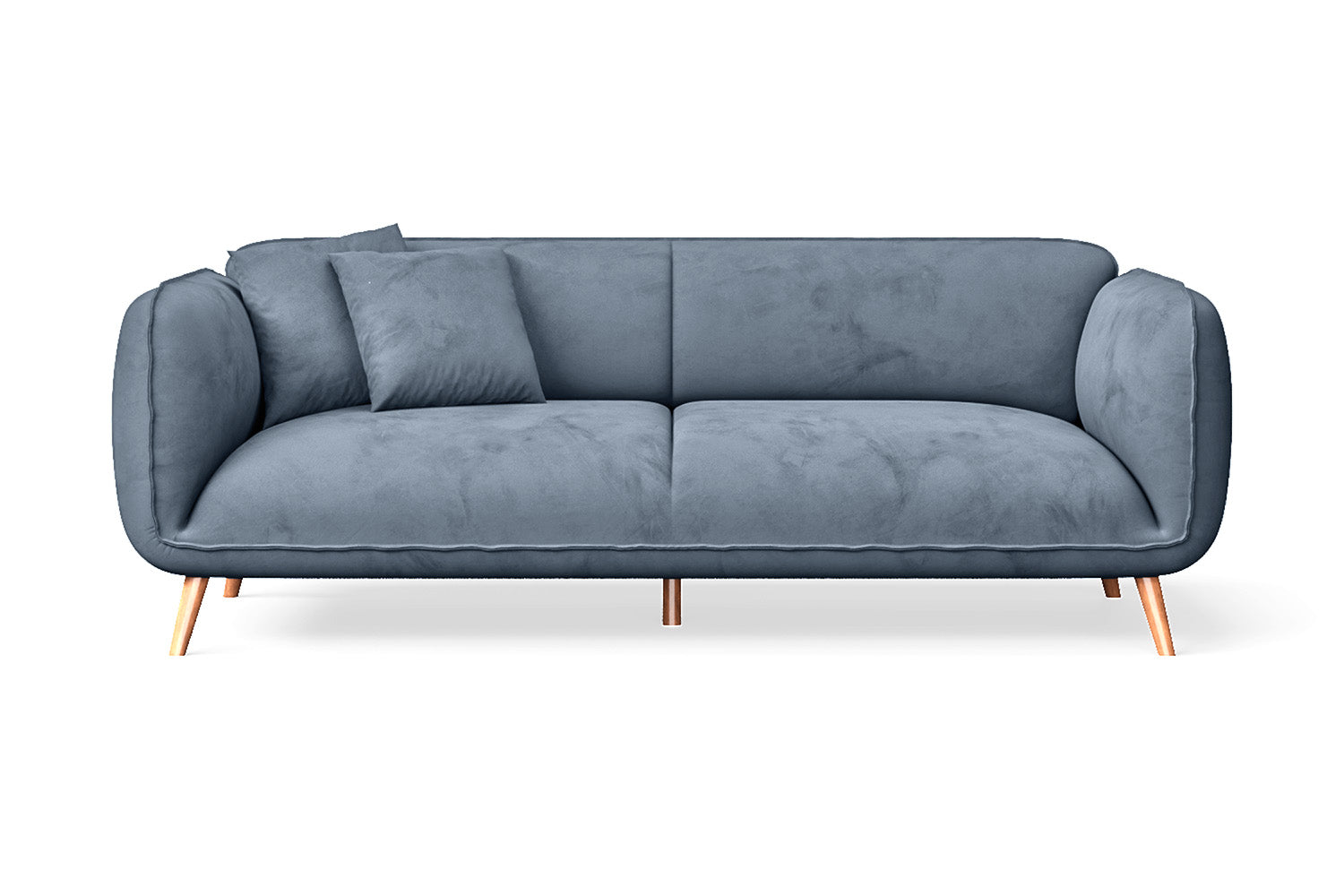 Pomezia 3 Seater Sofa Baby Blue Velvet