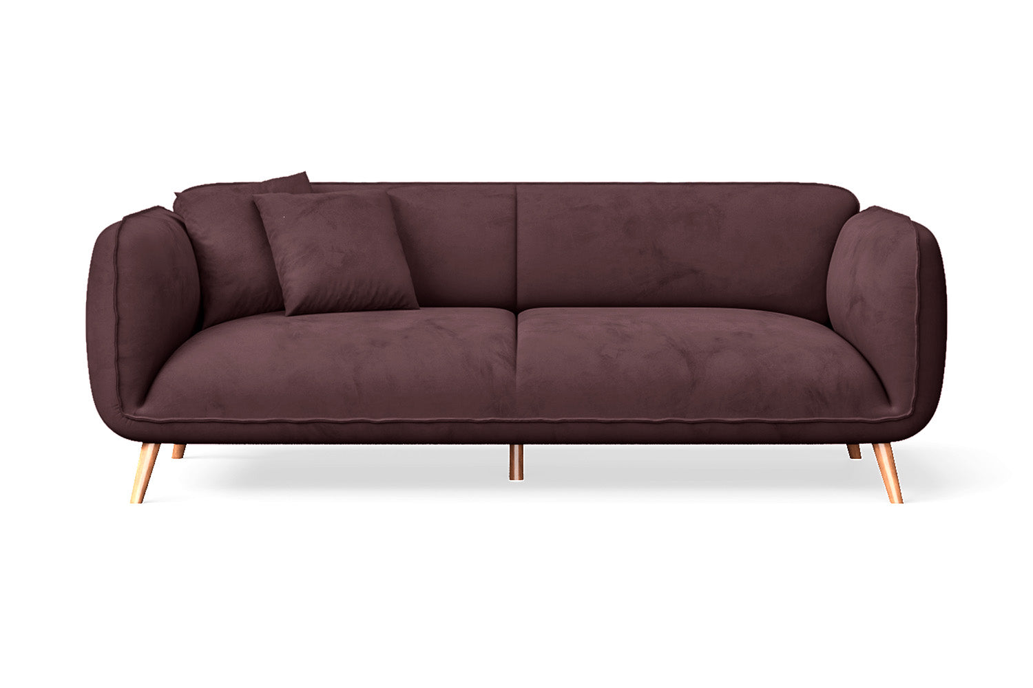 Pomezia 3 Seater Sofa Grape Velvet