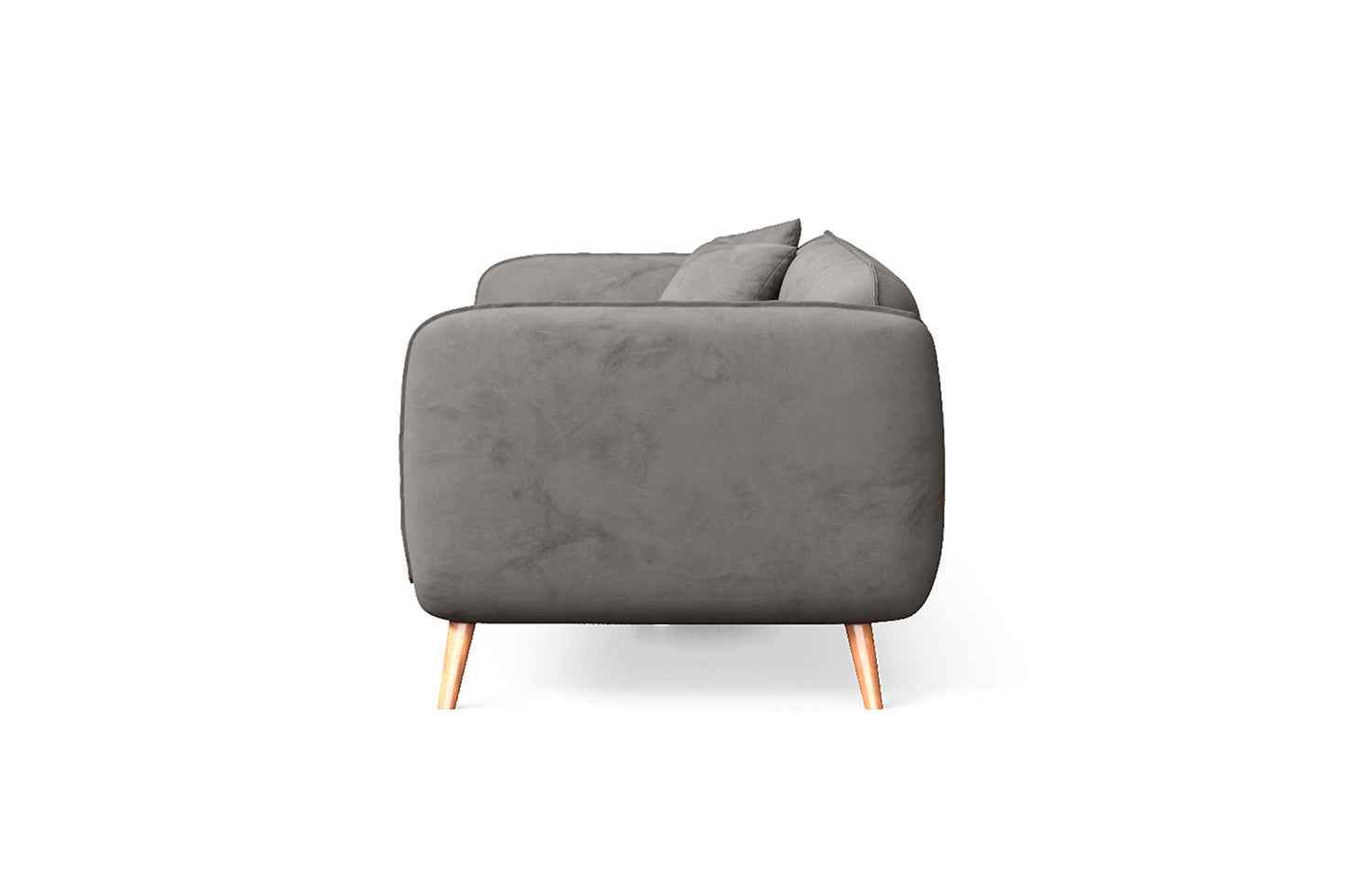 Pomezia 3 Seater Sofa Grey Velvet