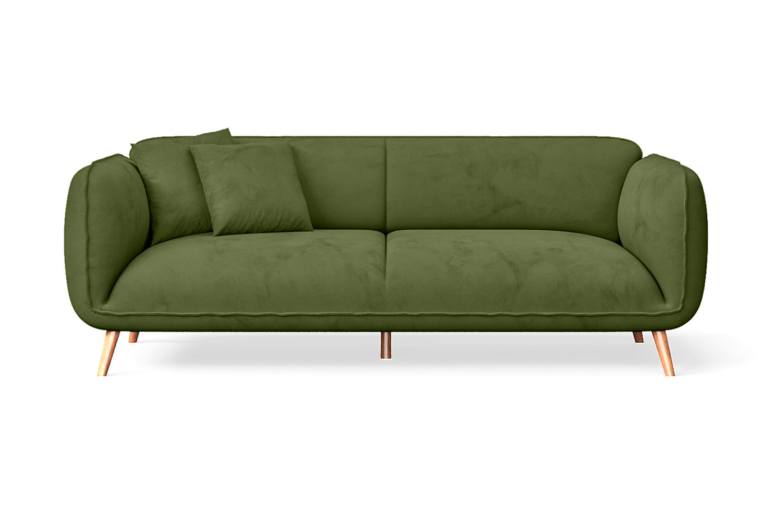 Pomezia 3 Seater Sofa Lime Velvet