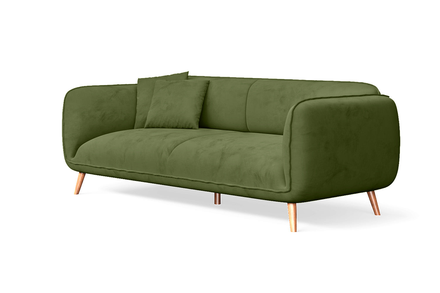 Pomezia 3 Seater Sofa Lime Velvet