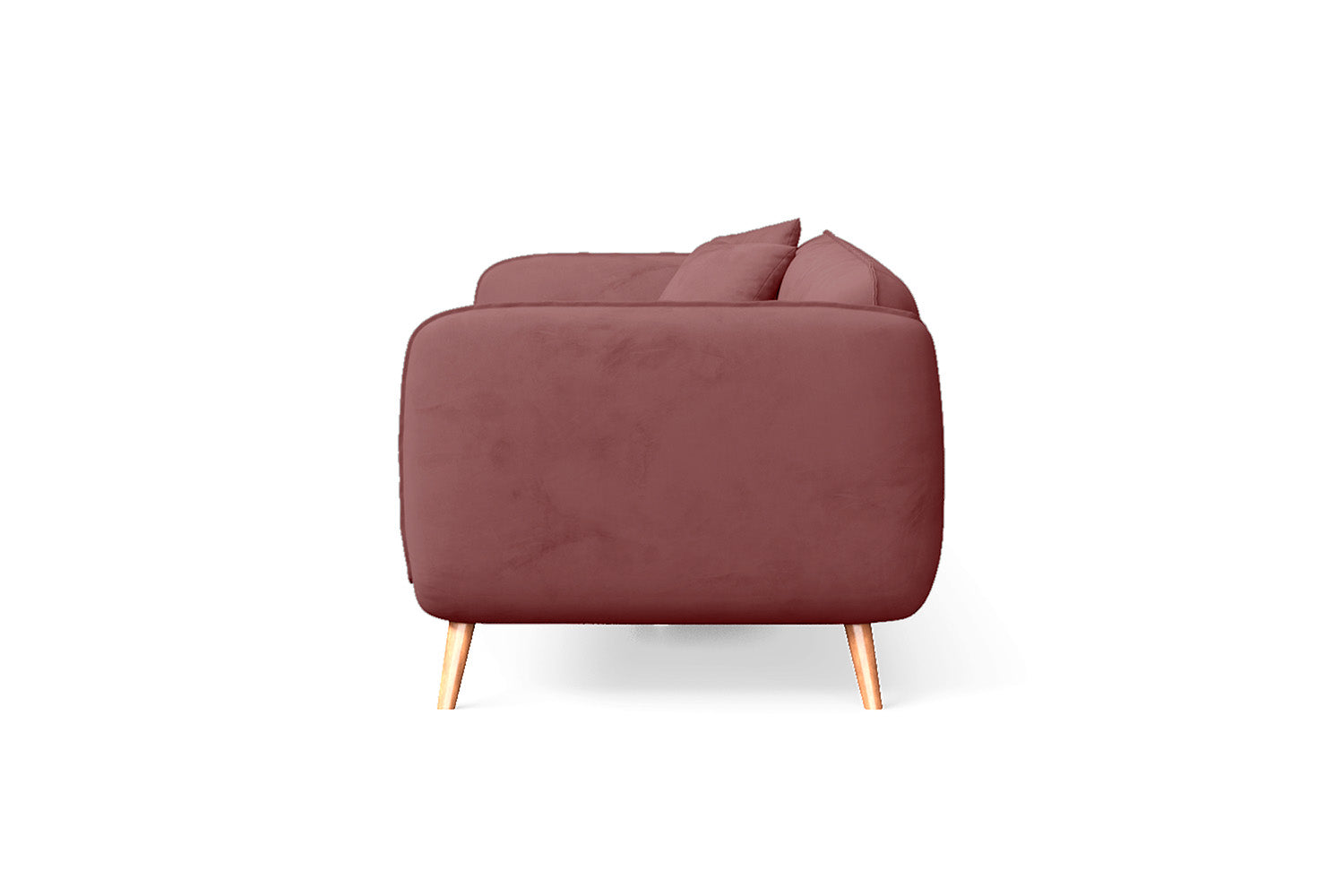 Pomezia 3 Seater Sofa Pink Velvet