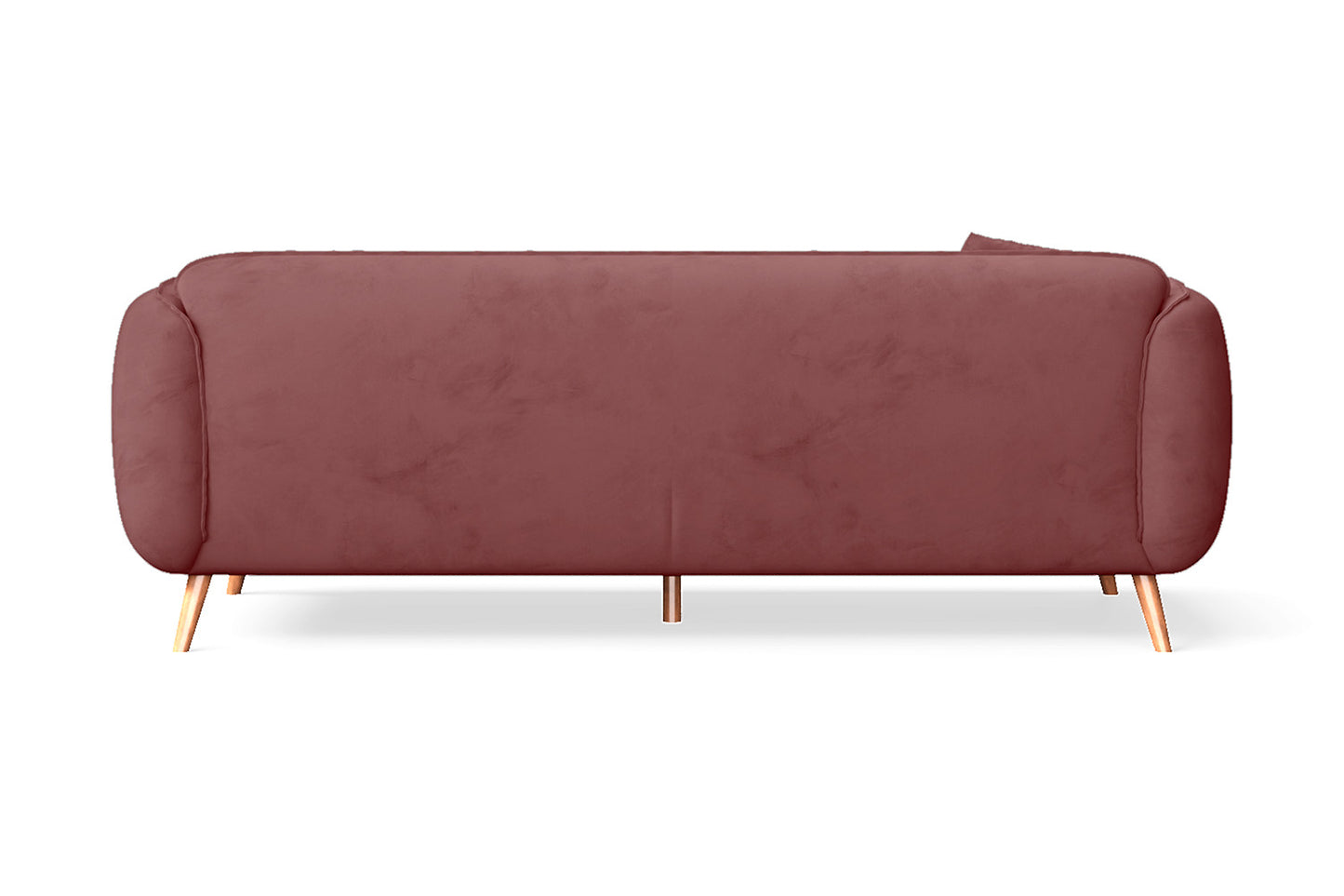 Pomezia 3 Seater Sofa Pink Velvet