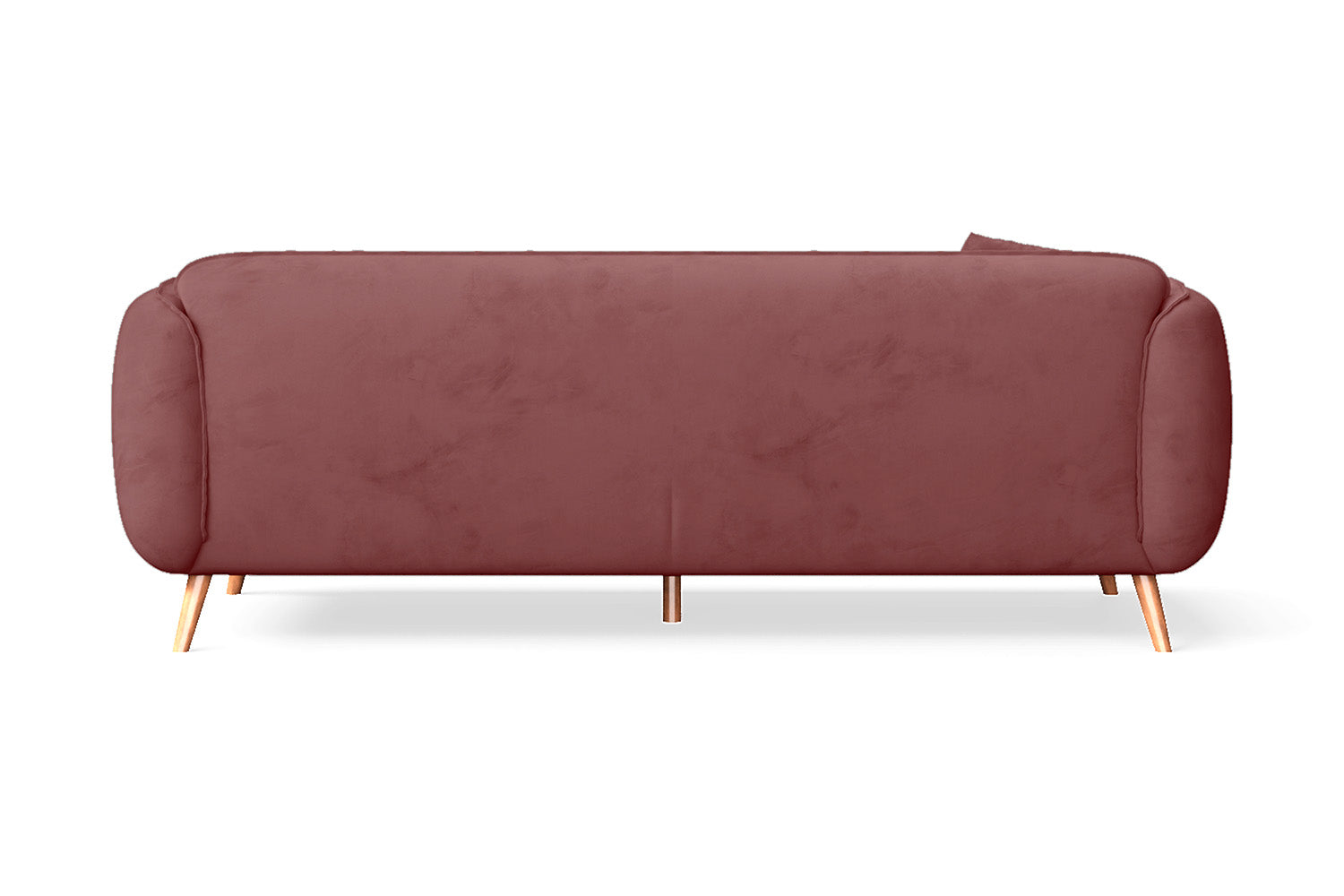 Pomezia 3 Seater Sofa Pink Velvet