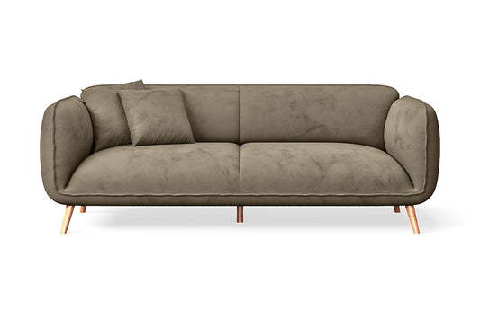 Pomezia 3 Seater Sofa Sand Velvet