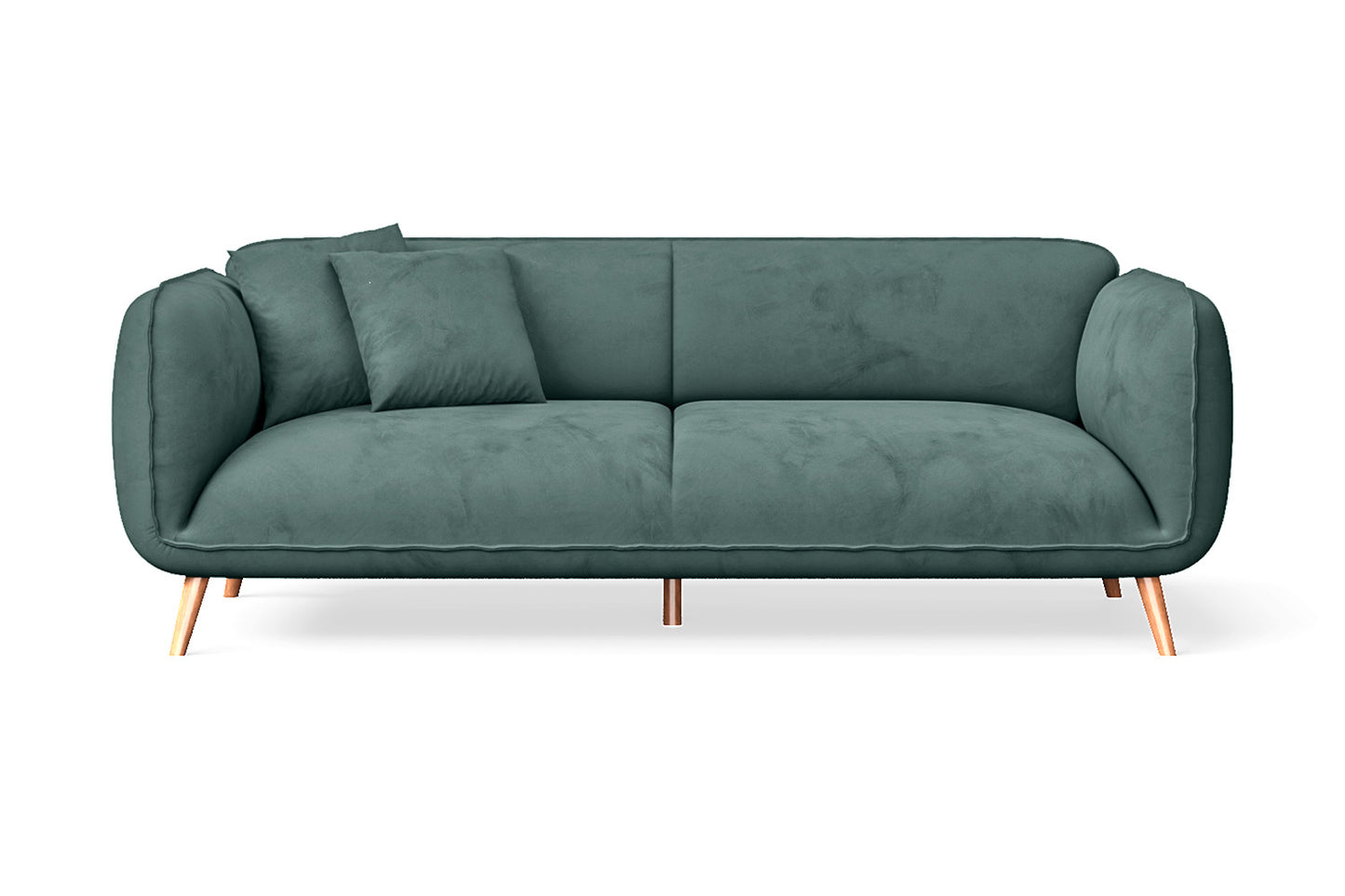 Pomezia 3 Seater Sofa Teal Velvet