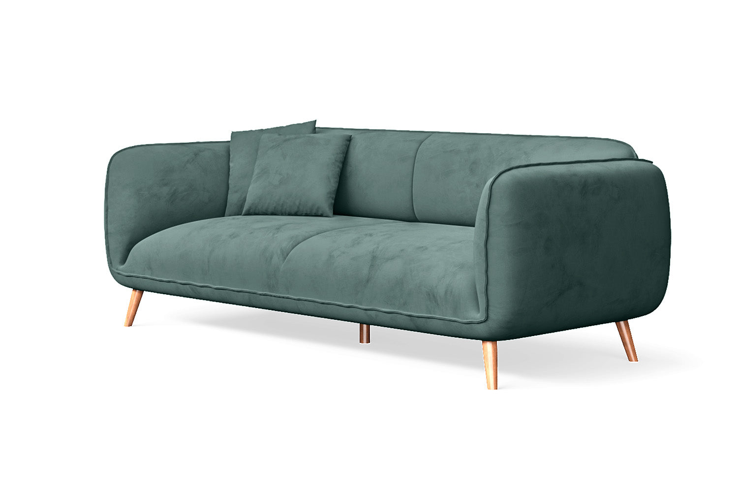 Pomezia 3 Seater Sofa Teal Velvet