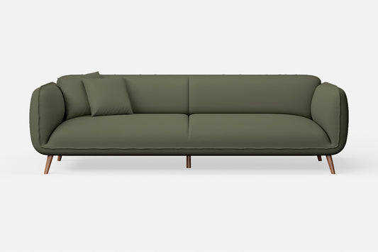 Pomezia 4 Seater Sofa Sage Leather