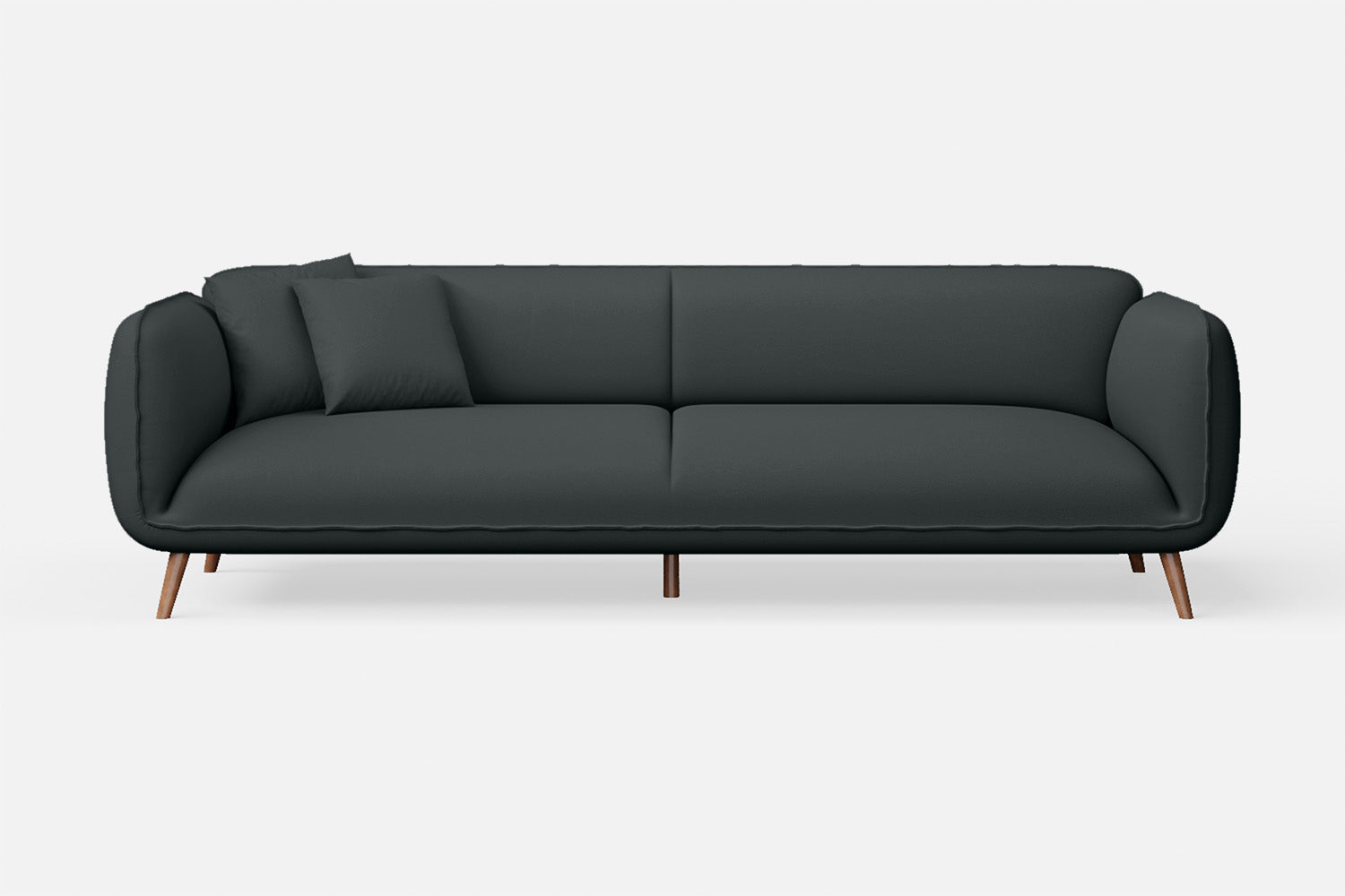 Pomezia 4 Seater Sofa Slate Leather