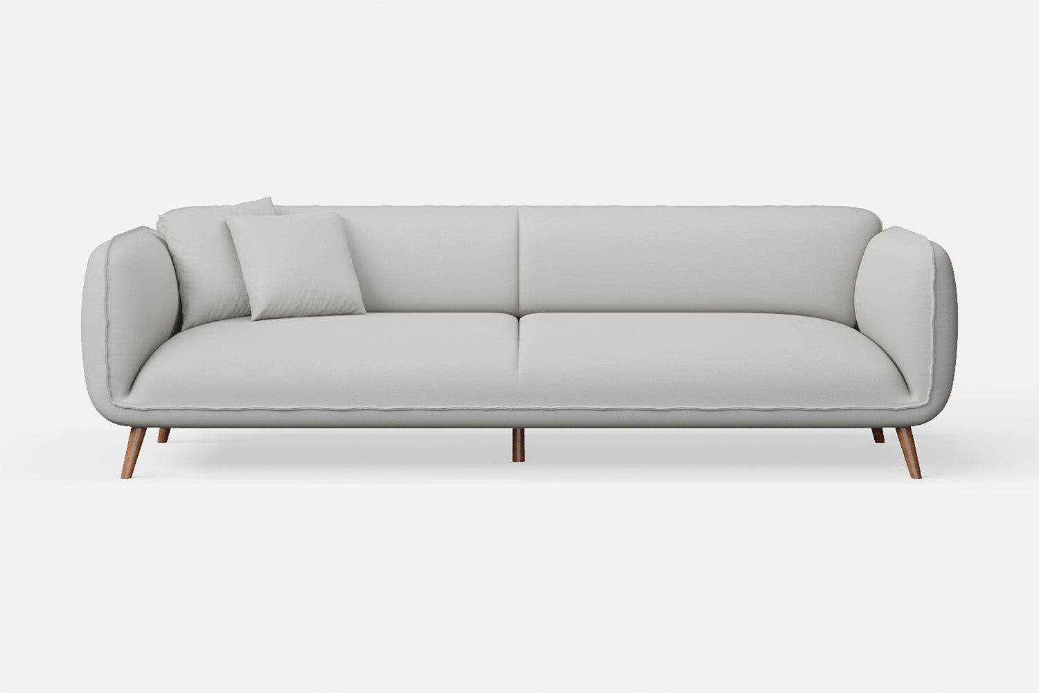 Pomezia 4 Seater Sofa White Leather