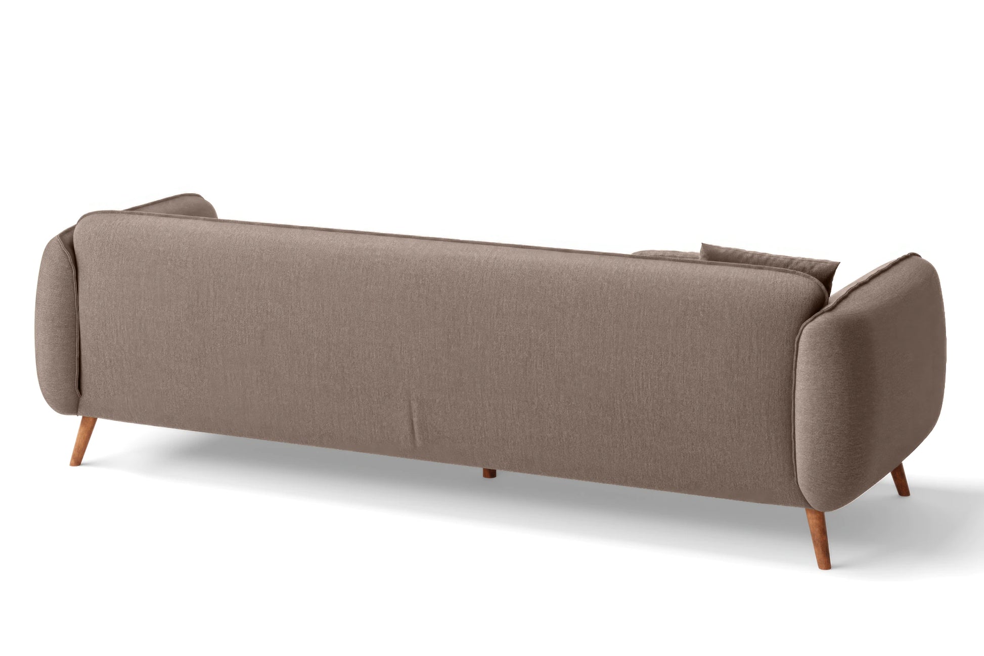 Pomezia 4 Seater Sofa Caramel Linen Fabric