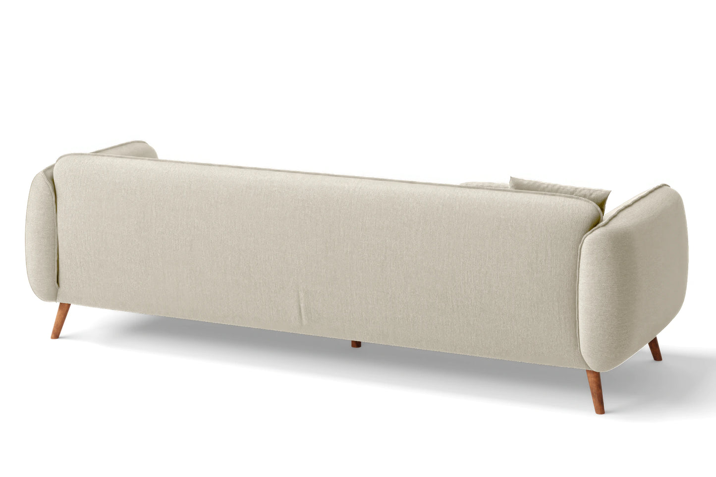 Pomezia 4 Seater Sofa Cream Linen Fabric