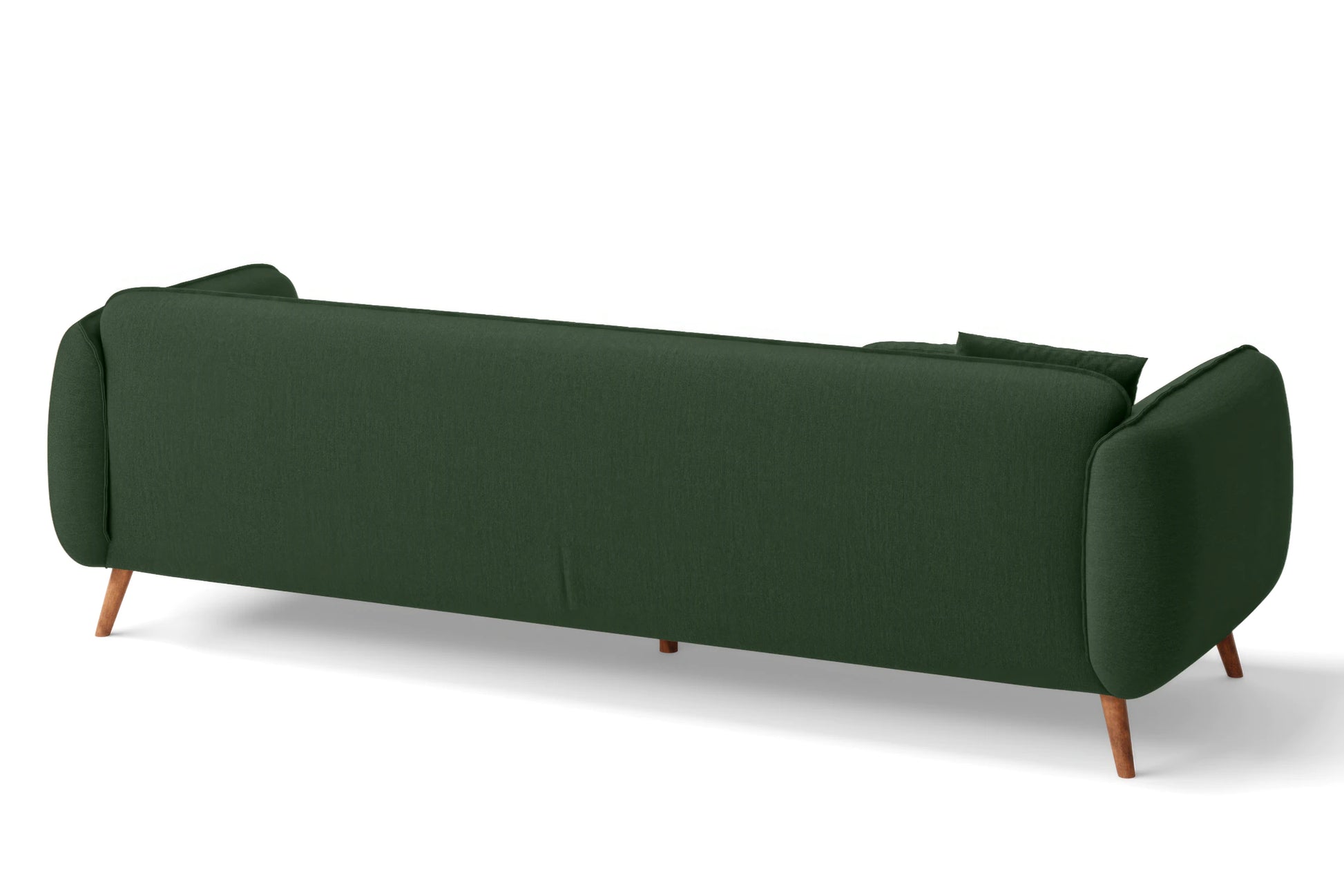 Pomezia 4 Seater Sofa Forest Green Linen Fabric