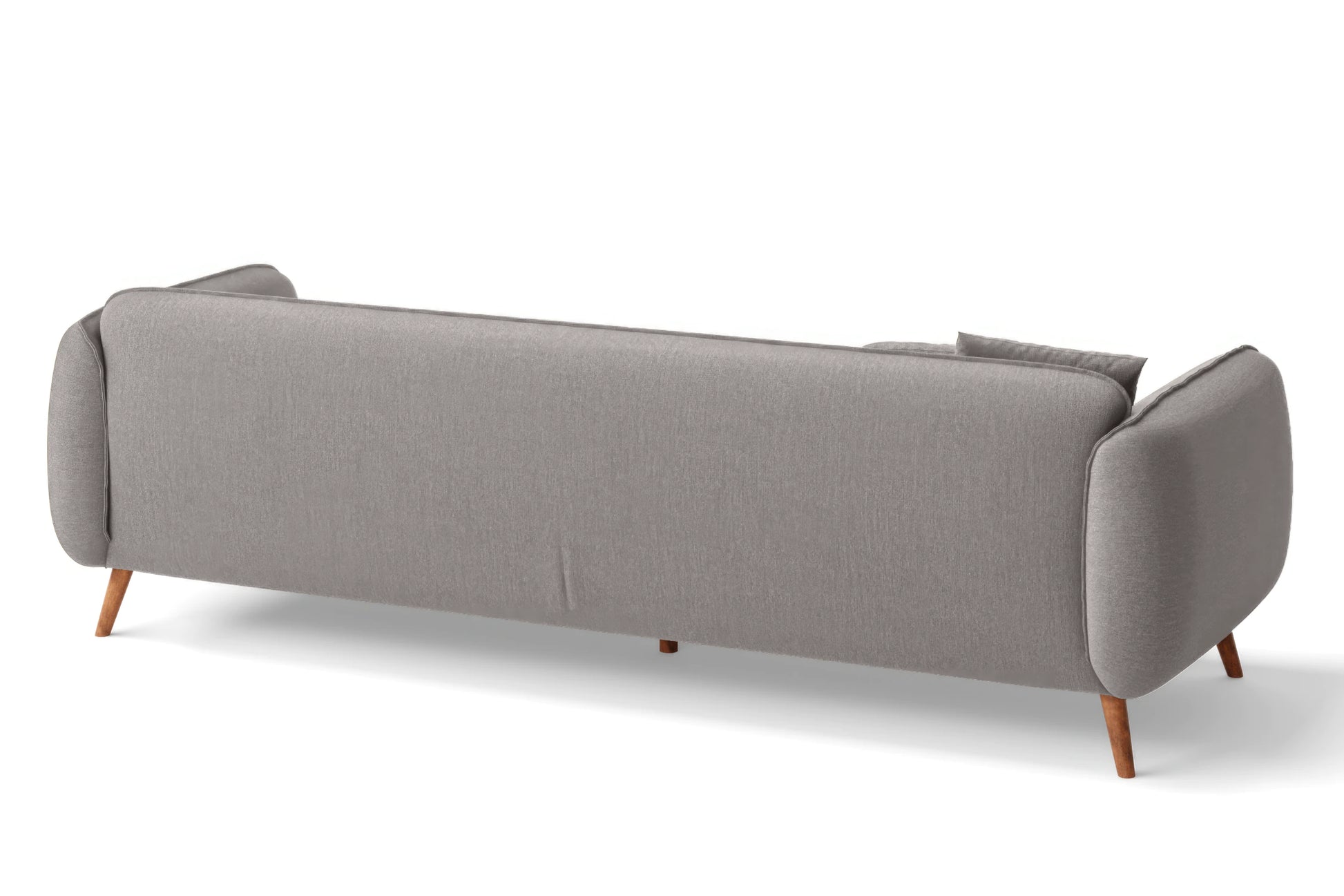 Pomezia 4 Seater Sofa Grey Linen Fabric