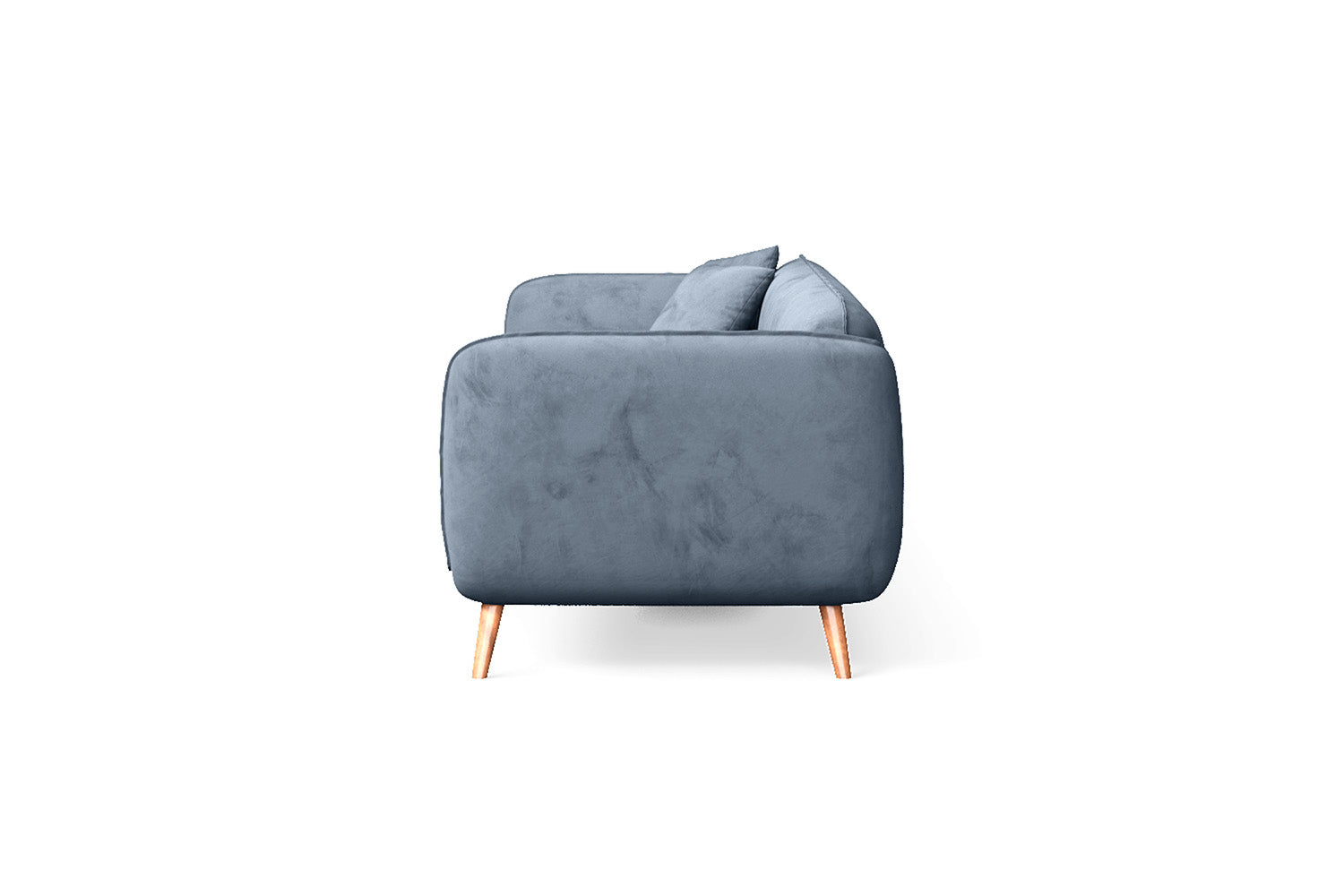 Pomezia 4 Seater Sofa Baby Blue Velvet