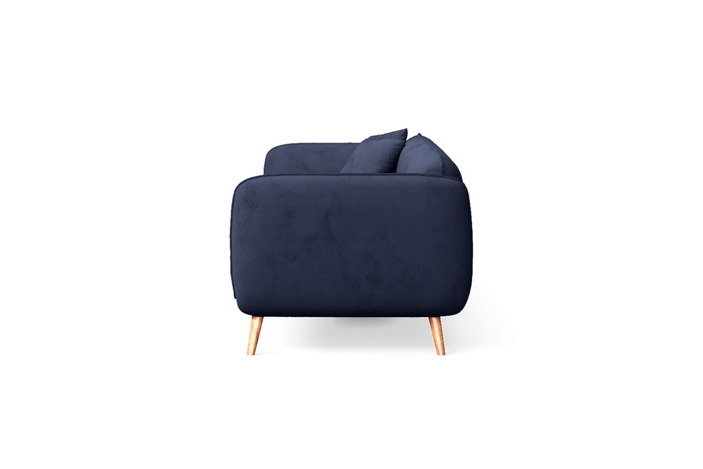 Pomezia 4 Seater Sofa Dark Blue Velvet