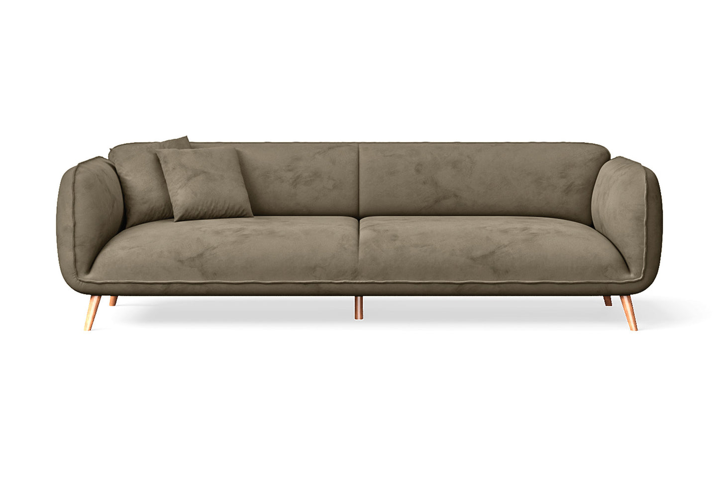 Pomezia 4 Seater Sofa Sand Velvet