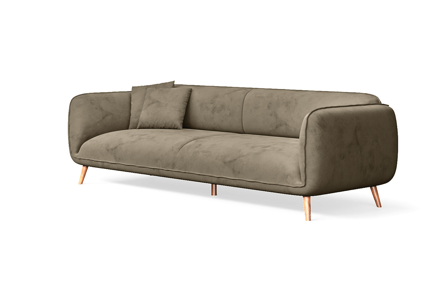 Pomezia 4 Seater Sofa Sand Velvet