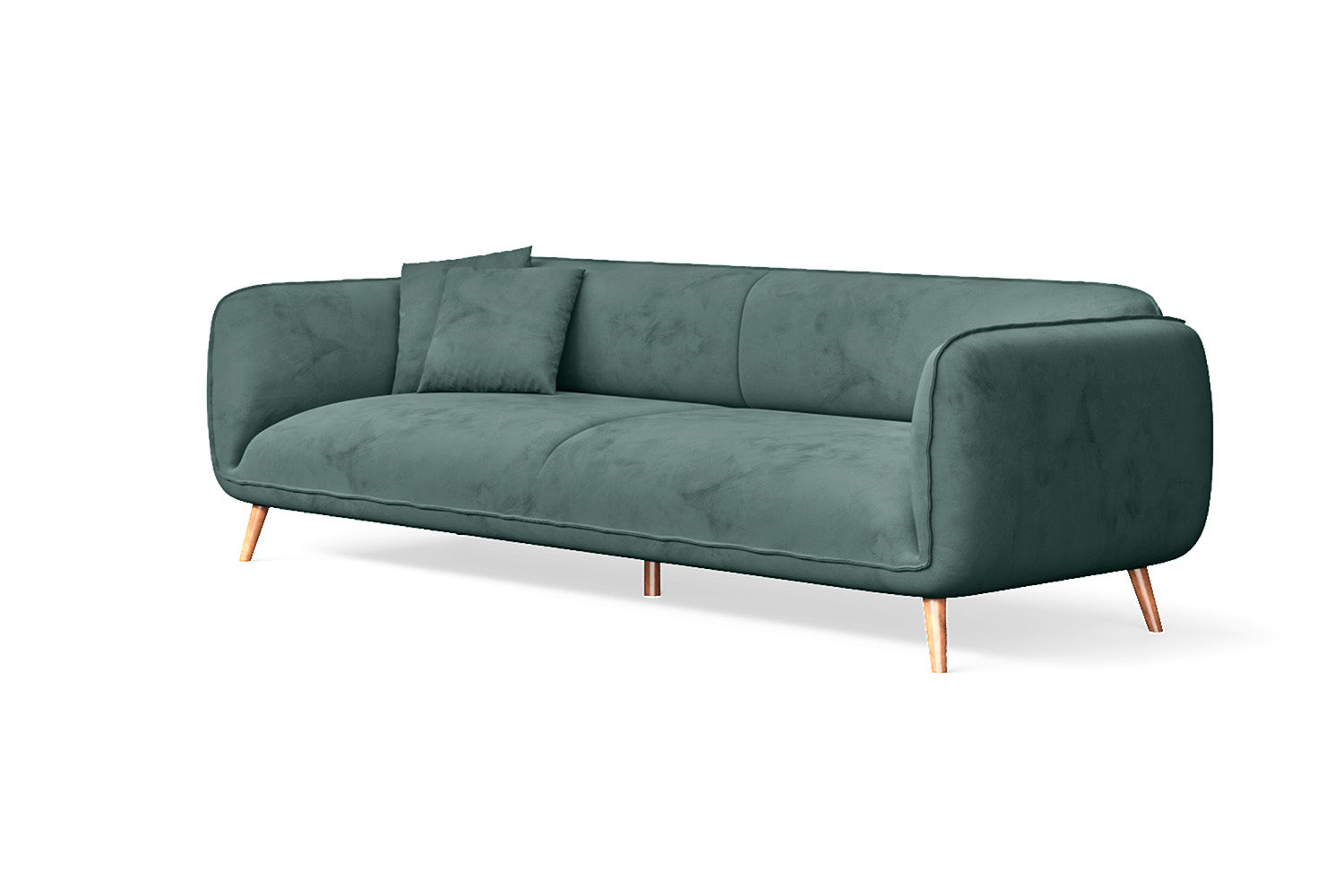 Pomezia 4 Seater Sofa Teal Velvet