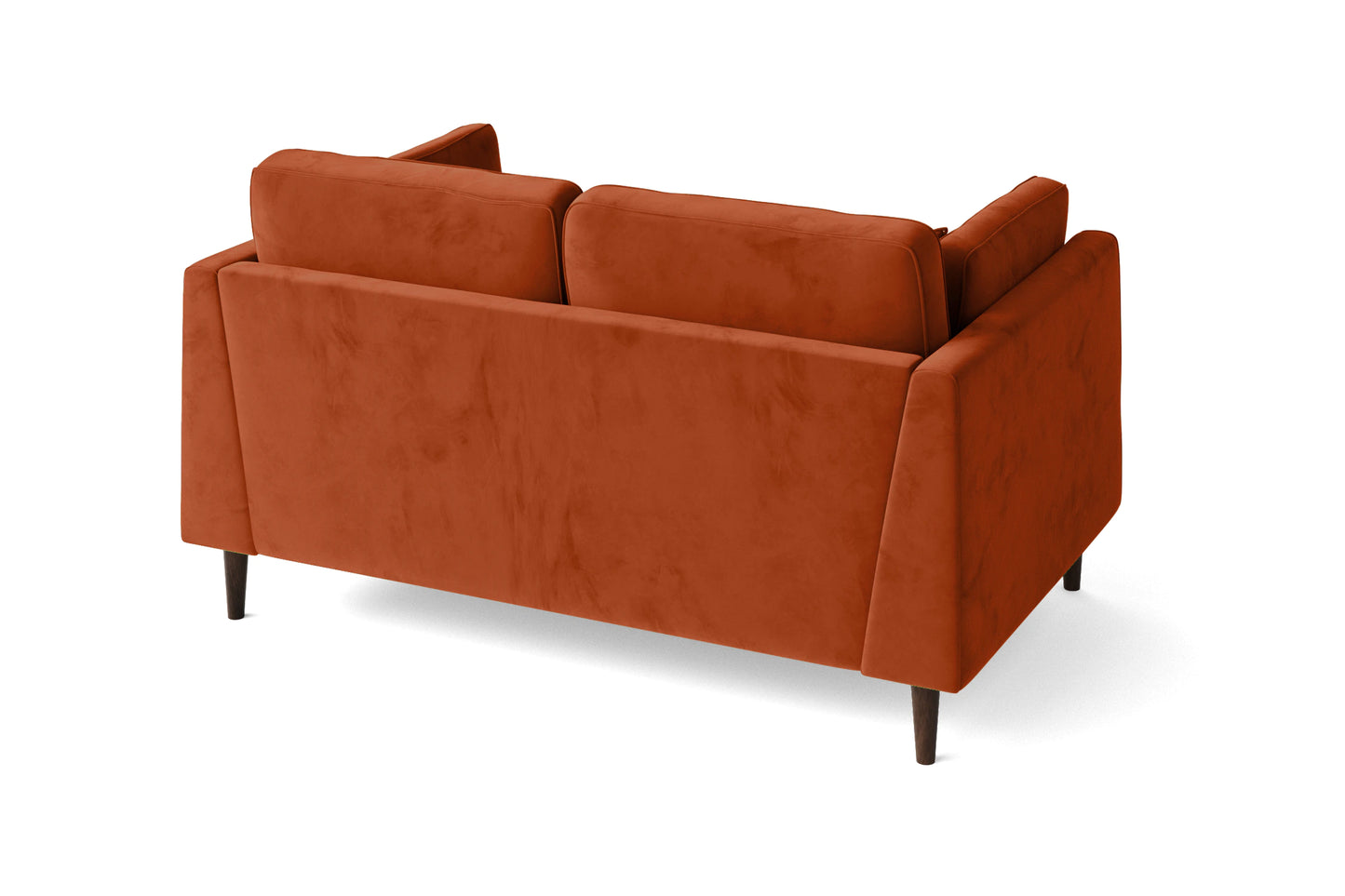 Ragusa 2 Seater Sofa Orange Velvet