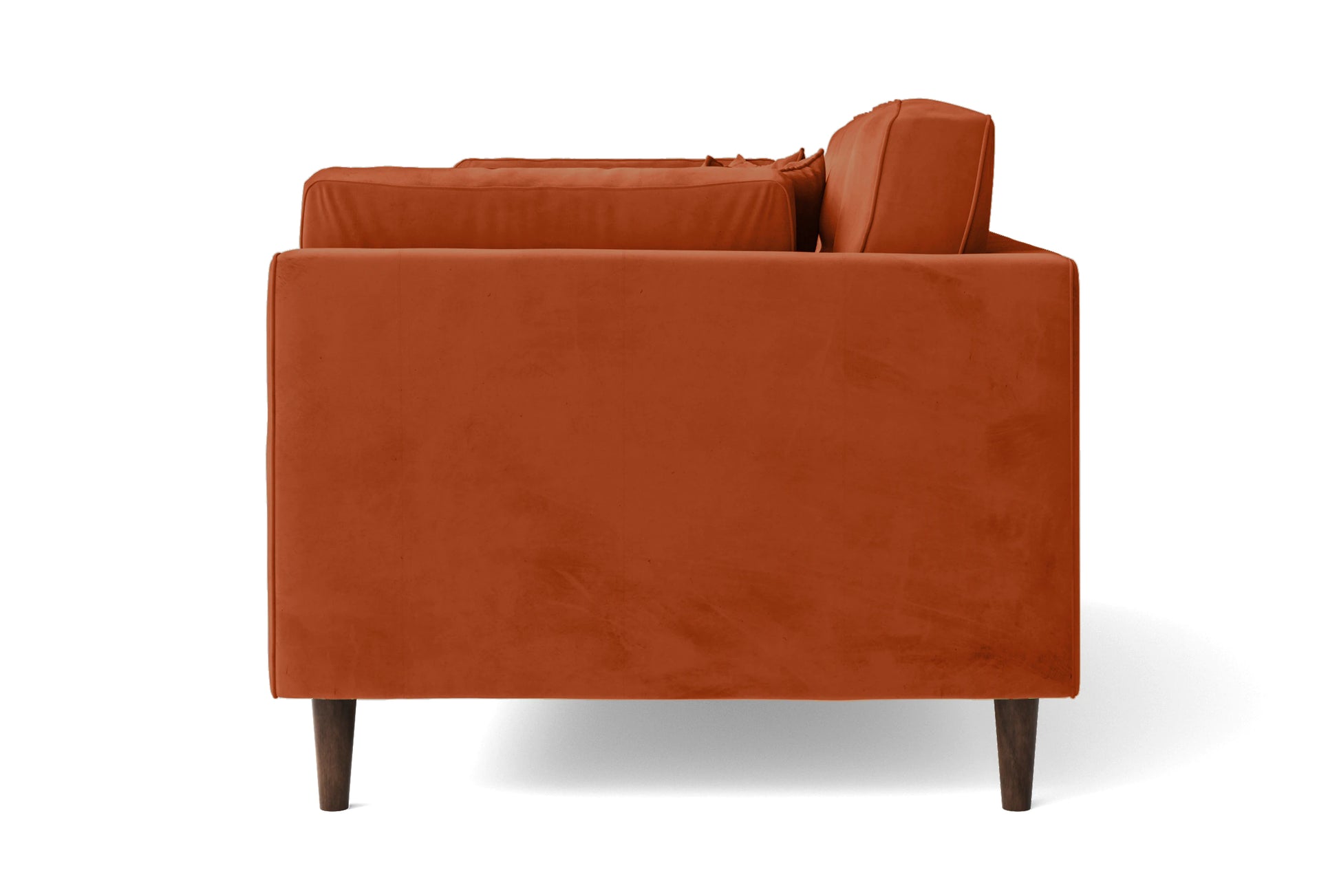 Ragusa 2 Seater Sofa Orange Velvet