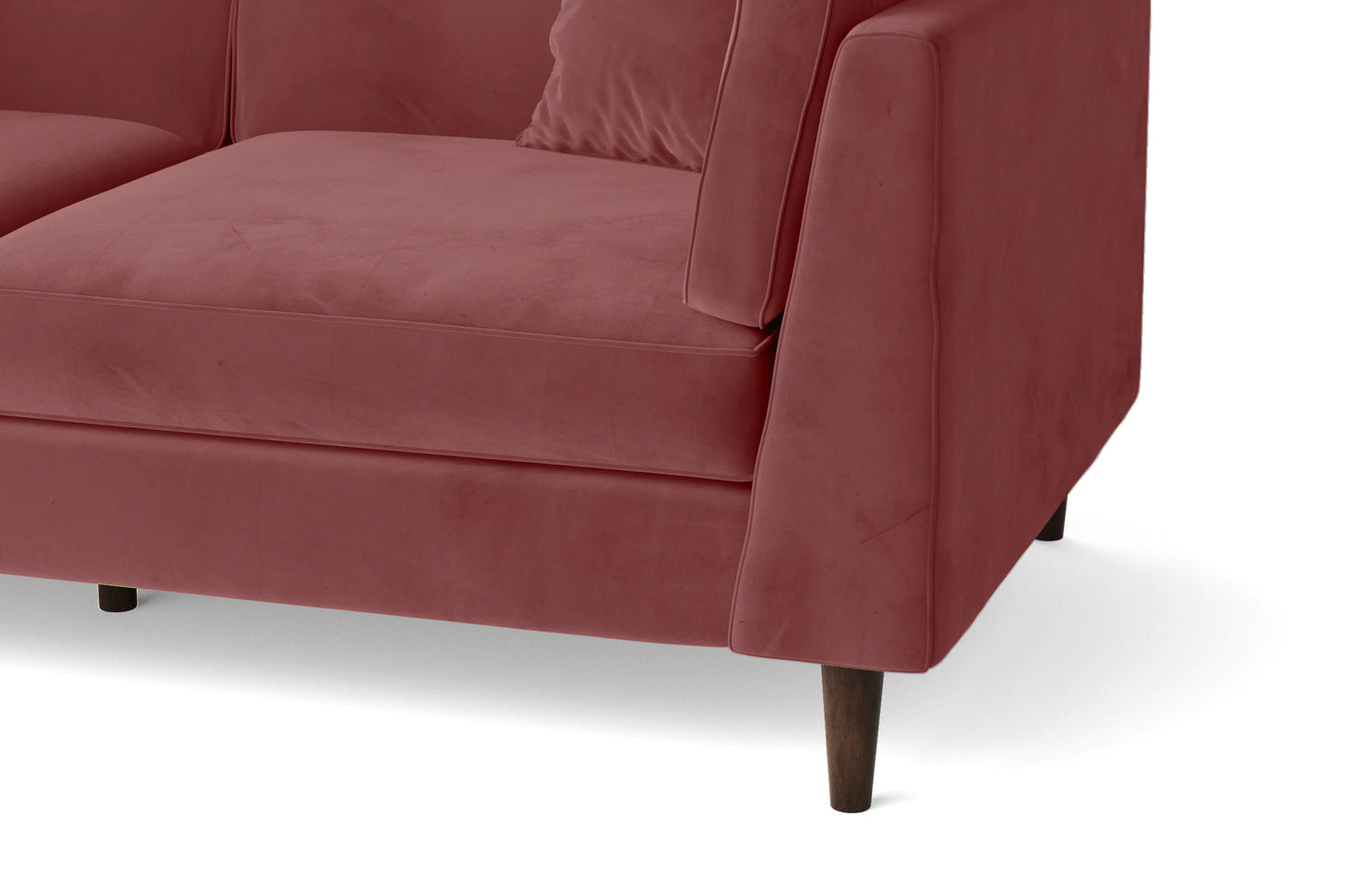 Ragusa 2 Seater Sofa Pink Velvet