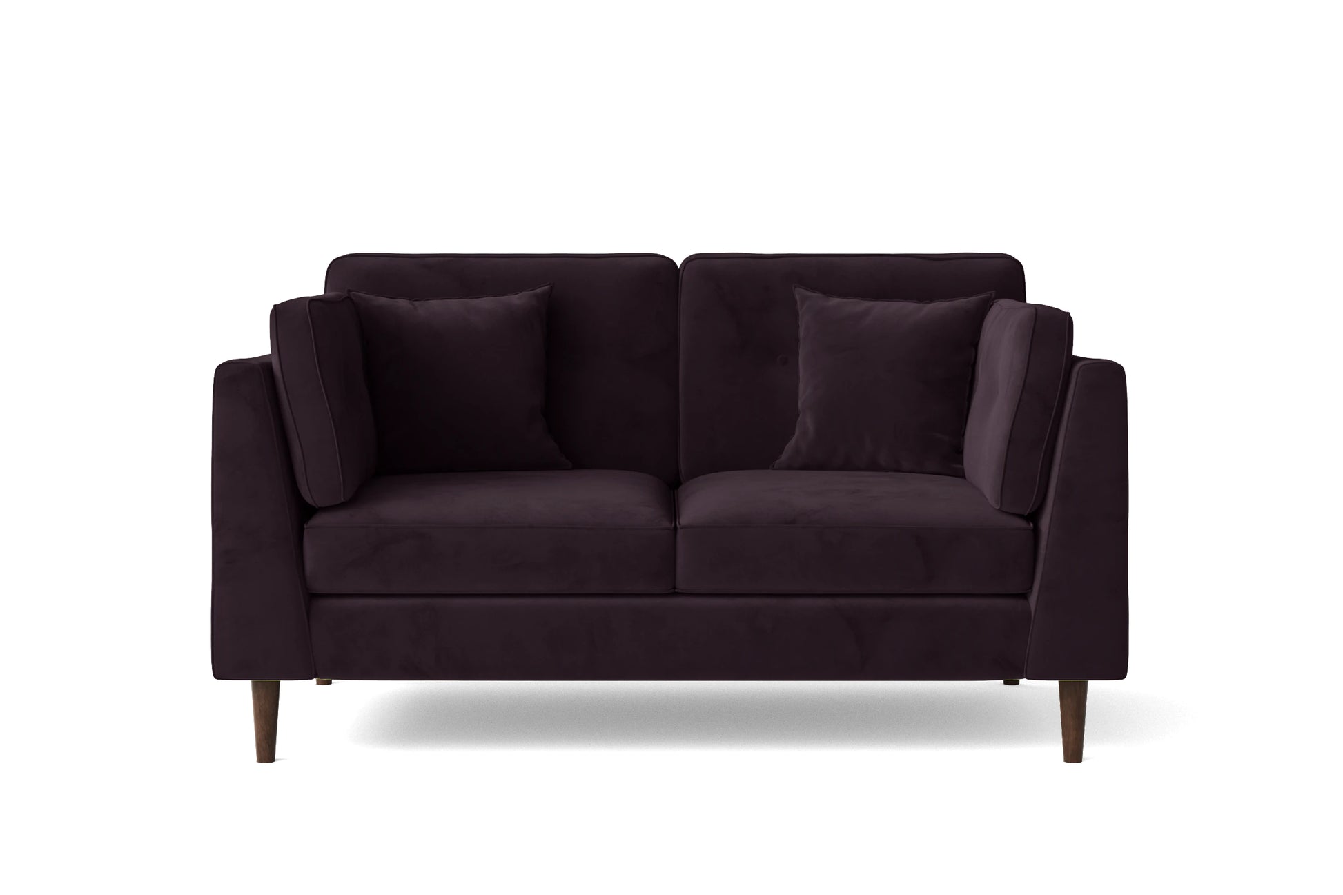 Ragusa 2 Seater Sofa Purple Velvet