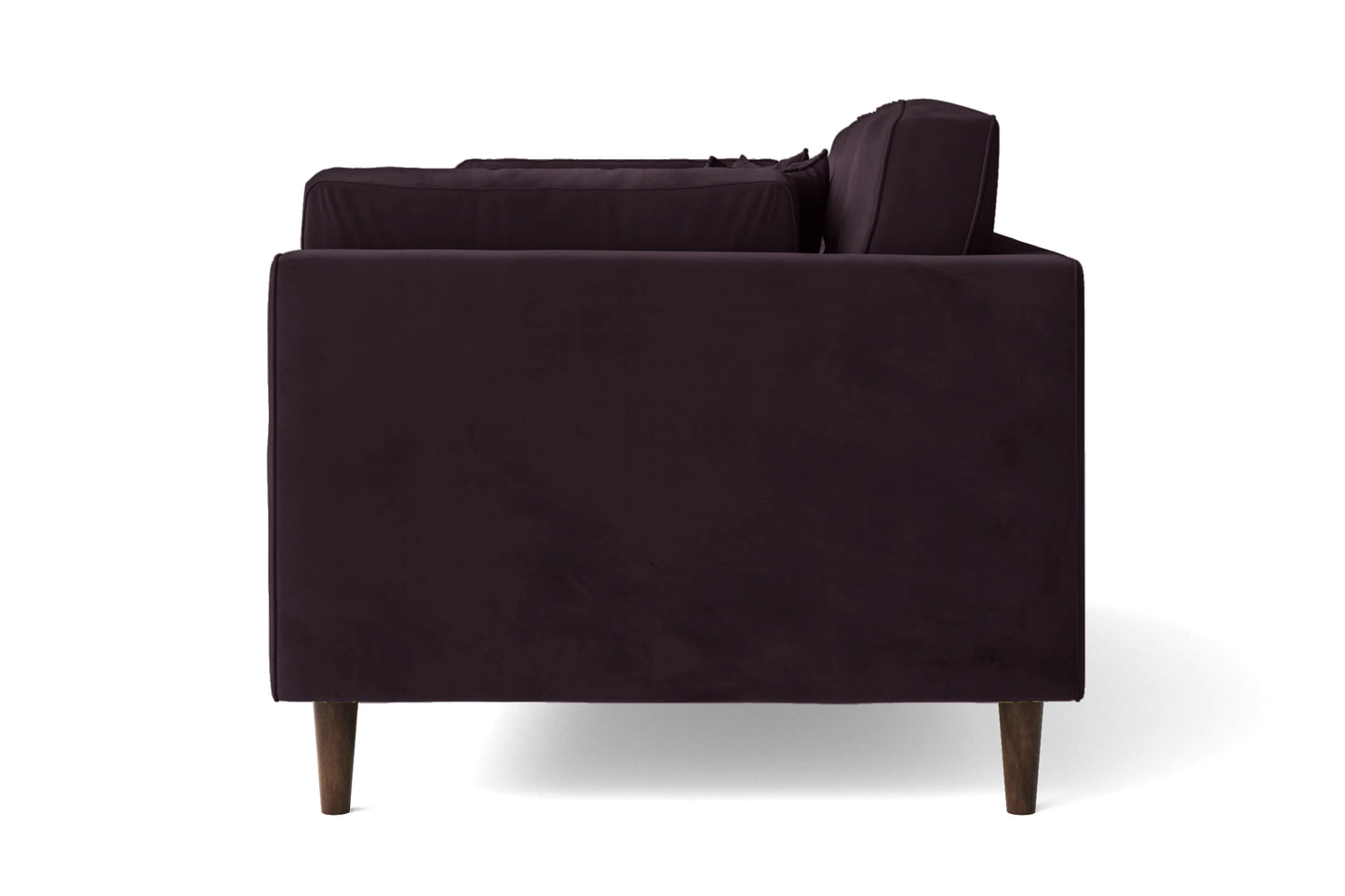 Ragusa 2 Seater Sofa Purple Velvet