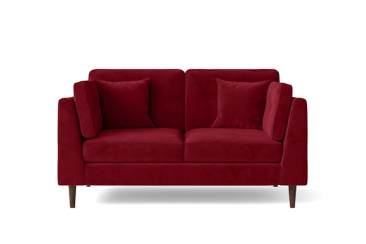 Ragusa 2 Seater Sofa Red Velvet