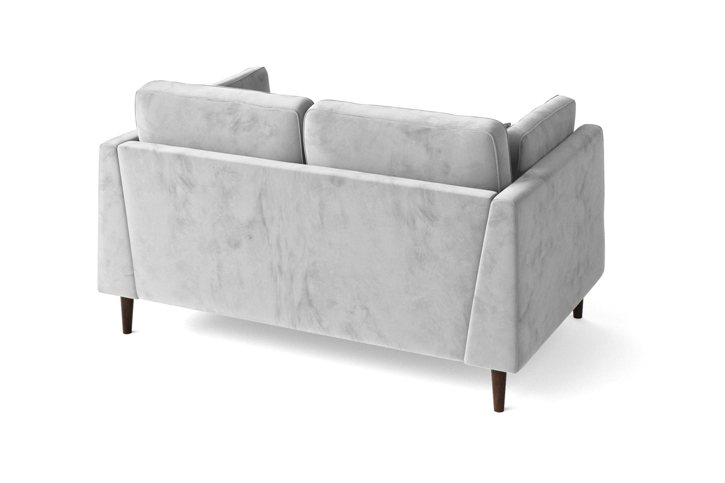 Ragusa 2 Seater Sofa White Velvet