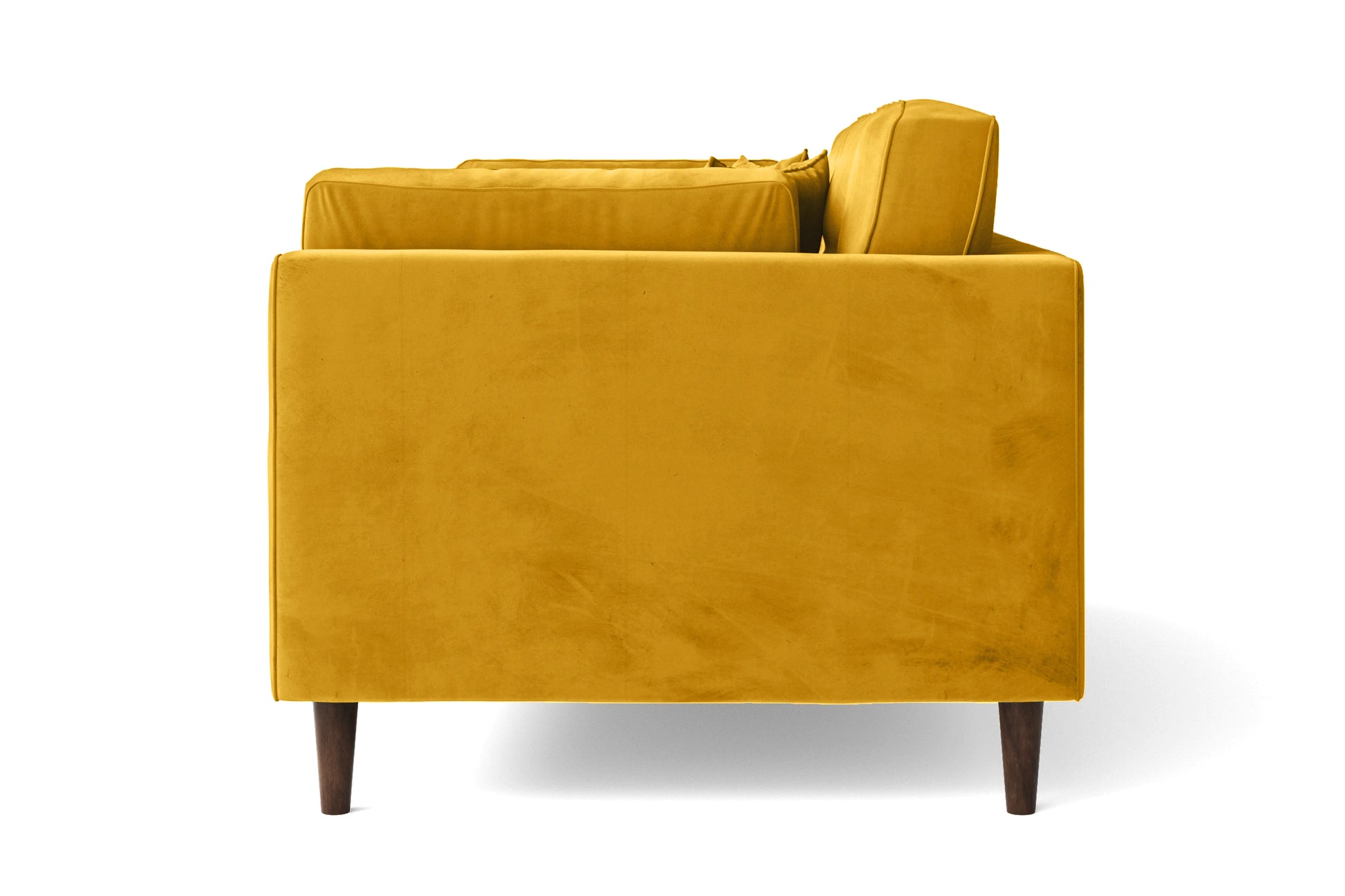 Ragusa 2 Seater Sofa Yellow Velvet