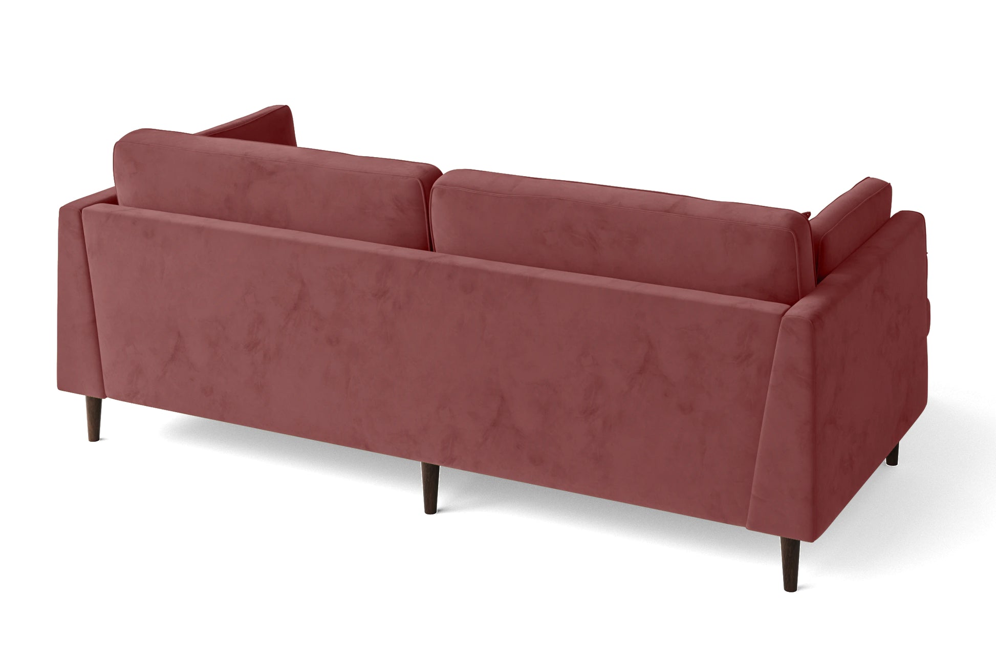 Ragusa 3 Seater Left Hand Facing Chaise Lounge Corner Sofa Pink Velvet