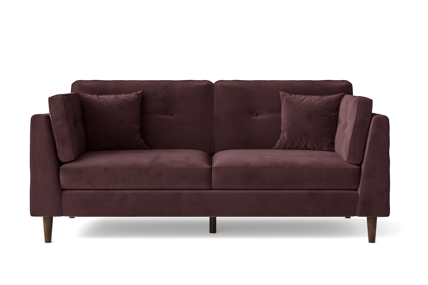 Ragusa 3 Seater Sofa Grape Velvet