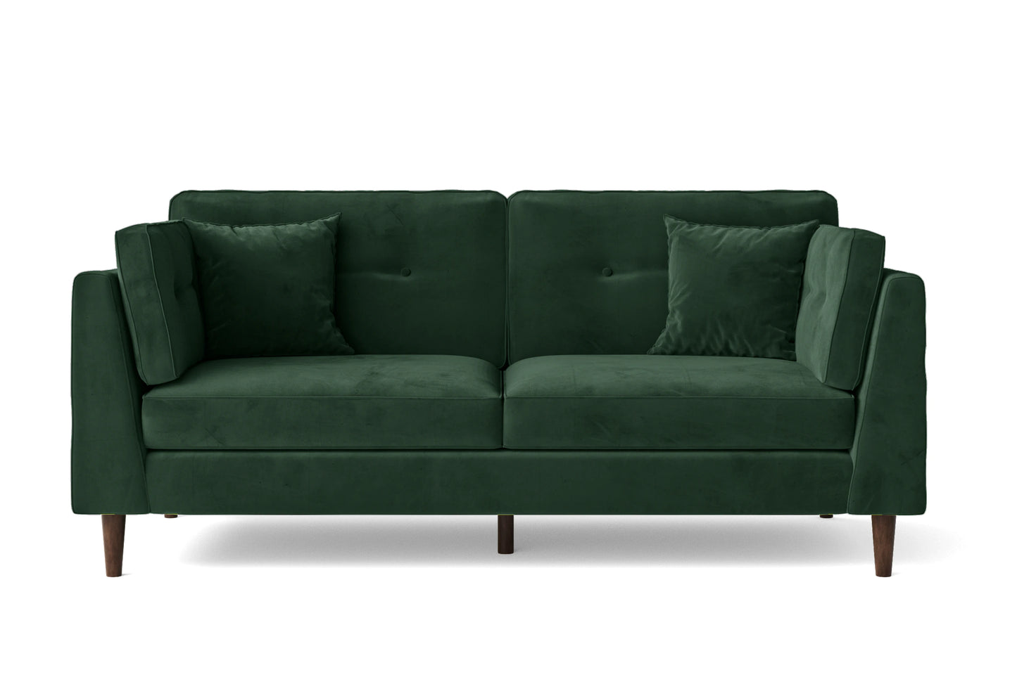 Ragusa 3 Seater Sofa Green Velvet