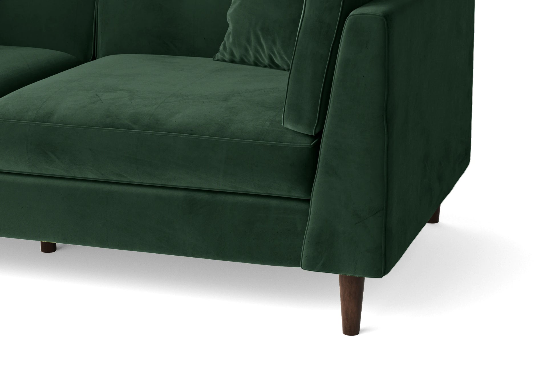 Ragusa 3 Seater Sofa Green Velvet