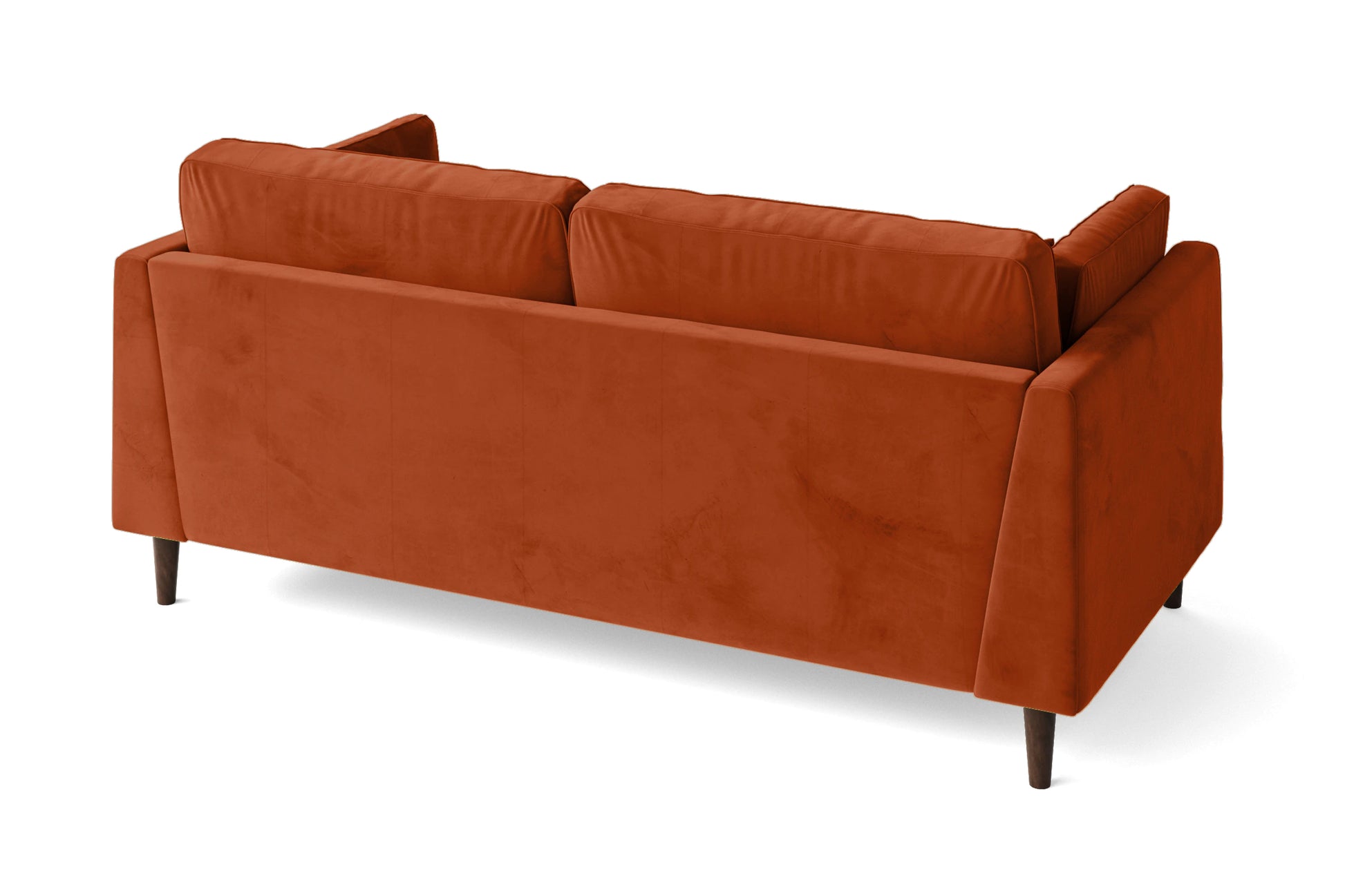 Ragusa 3 Seater Sofa Orange Velvet