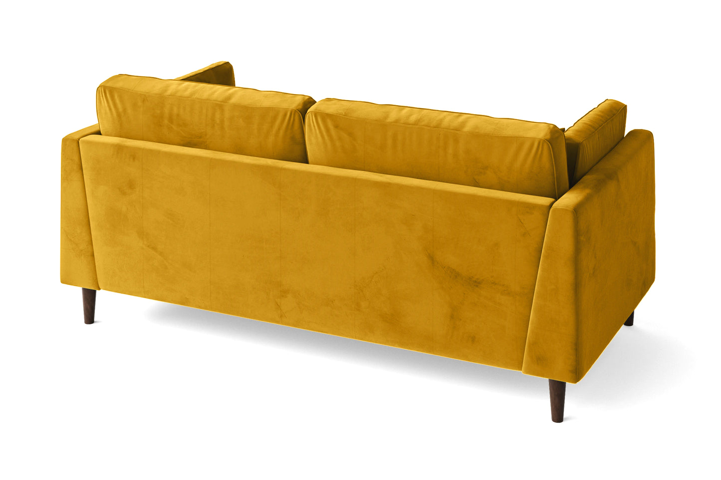 Ragusa 3 Seater Sofa Yellow Velvet